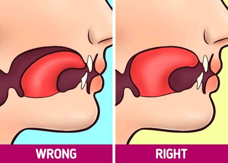 how should your tongue rest        <h3 class=
